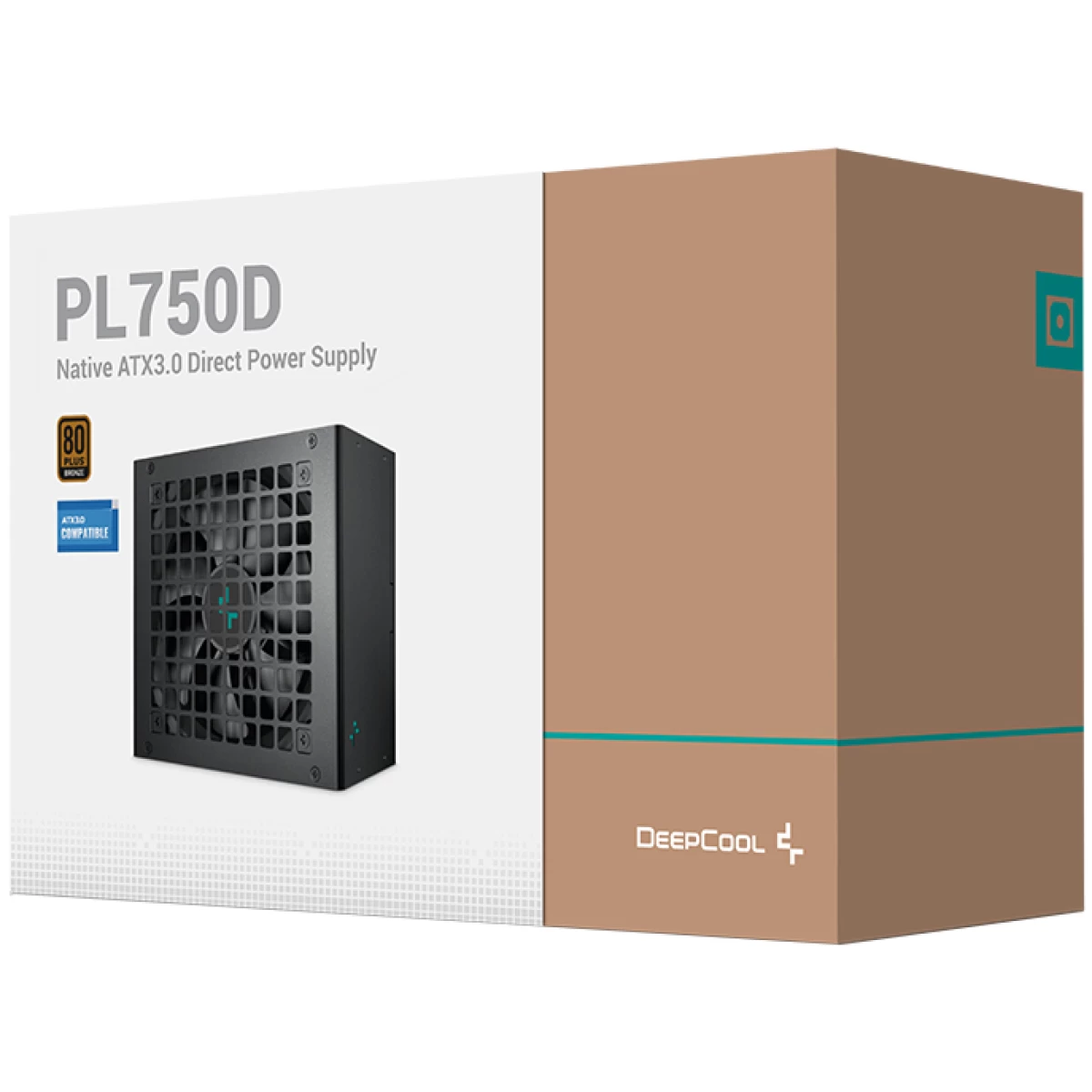 Deepcool PL750D 80 PLUS Bronze 750w Non-Modular ATX12V V3.0 Hydro Bearing Deepcool PL750D 80 PLUS Bronze 750w Non-Modular ATX12V V3.0 Hydro Bearing